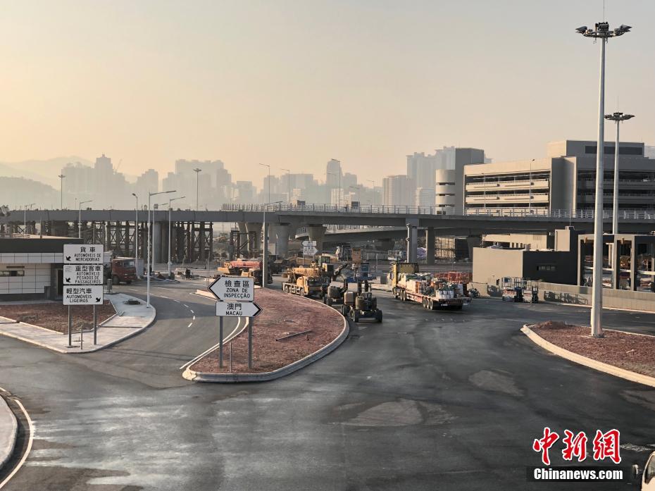 Concluído o porto de Macau da Ponte Hong Kong-Zhuhai-Macau