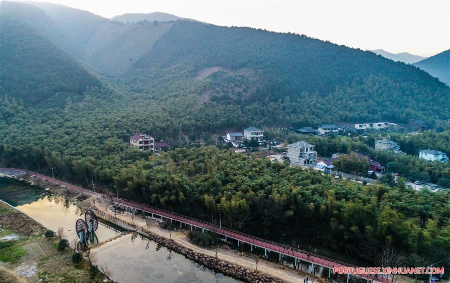 Via verde em Zhejiang torna-se popular resort rural para visitantes