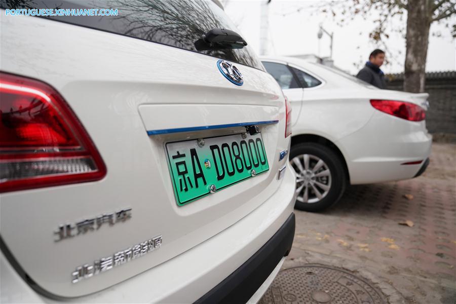 Beijing inicia uso de placas exclusivas para veículos de nova energia