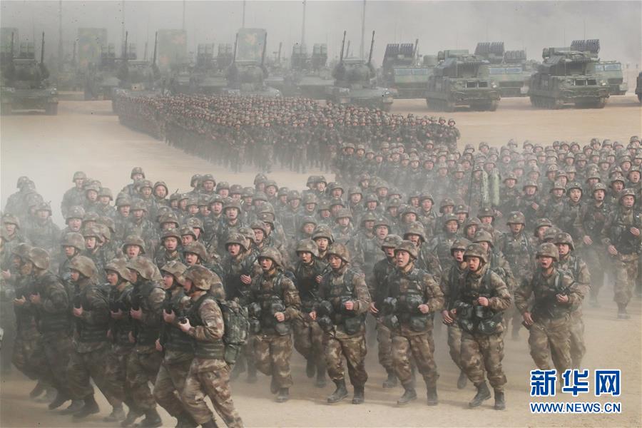 Presidente chinês destaca treinamento de combate real