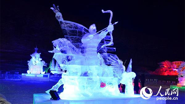 Festival Internacional de Gelo e Neve de Arxan é inaugurado na Mongólia Interior