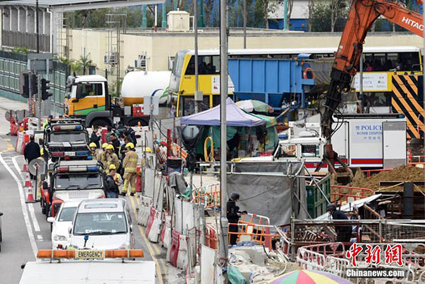 Polícia de Hong Kong desarma bomba da Segunda Guerra Mundial em Wan Chai