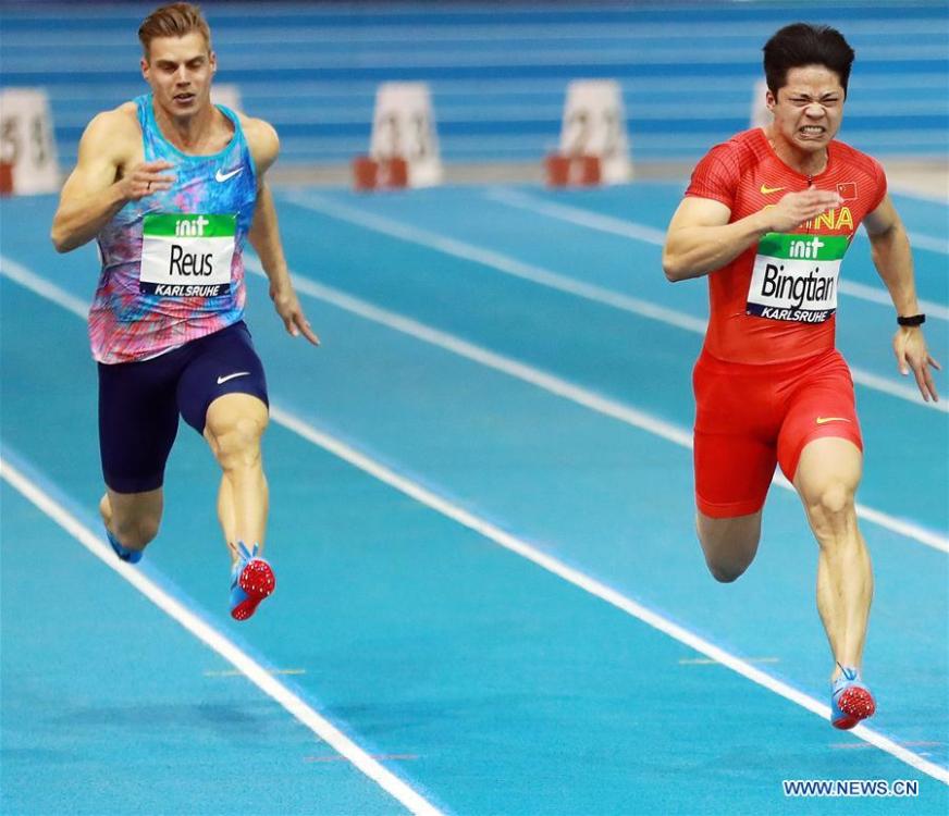 Velocista chinês quebra recorde masculino asiático nos 60 metros