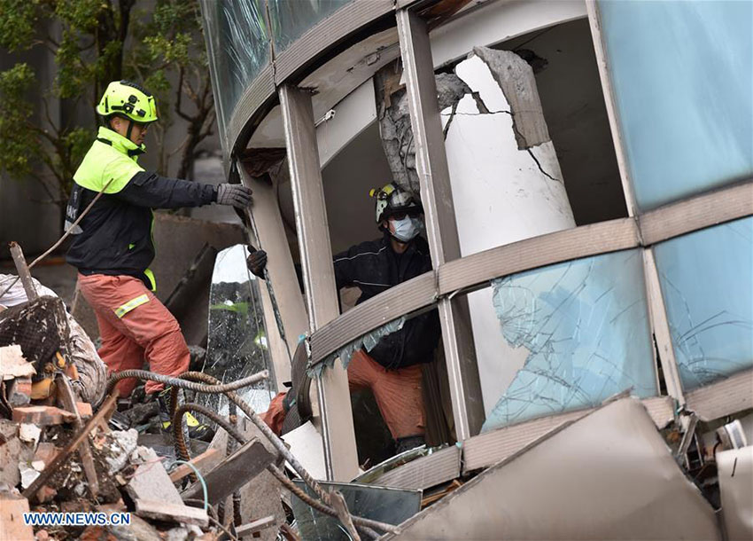 Quatro turistas da parte continental da China morrem no terremoto de Taiwan