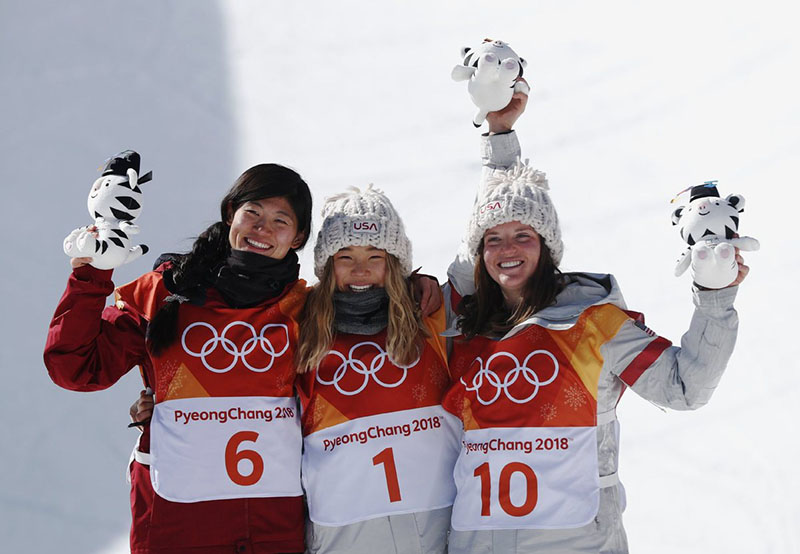 Liu Jiayu ganha primeira medalha da China nas Olimpíadas de PyeongChang