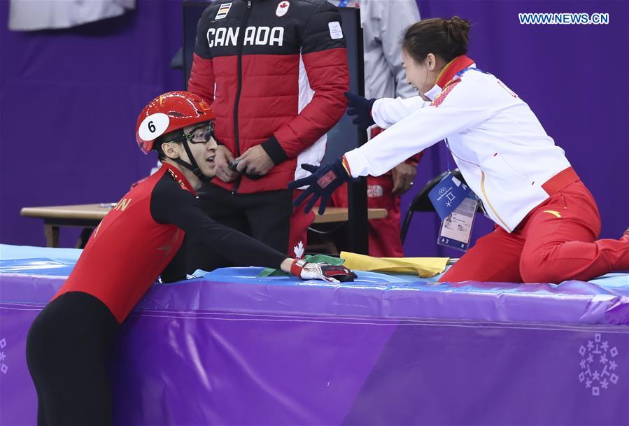 Wu Dajing bate recorde e conquista medalha de ouro em patinação de velocidade em pista curta