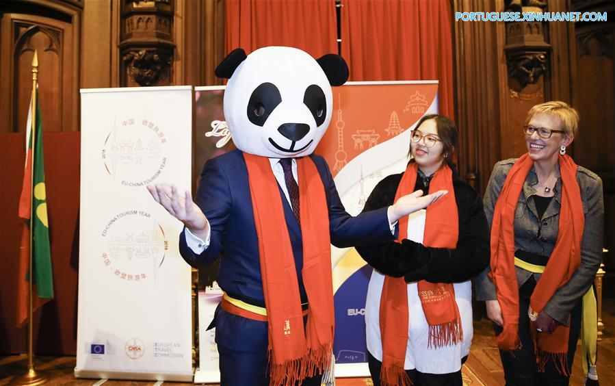 Exposição de lanternas chinesas inaugurada em Bruxelas