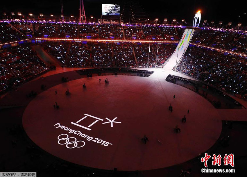 Beijing 2022 em destaque na cerimônia de encerramento das Olimpíadas de Inverno de PyeongChang