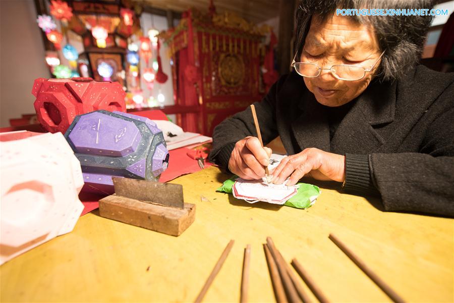 Patrimônio imaterial nacional: produção de lanternas em Zhejiang