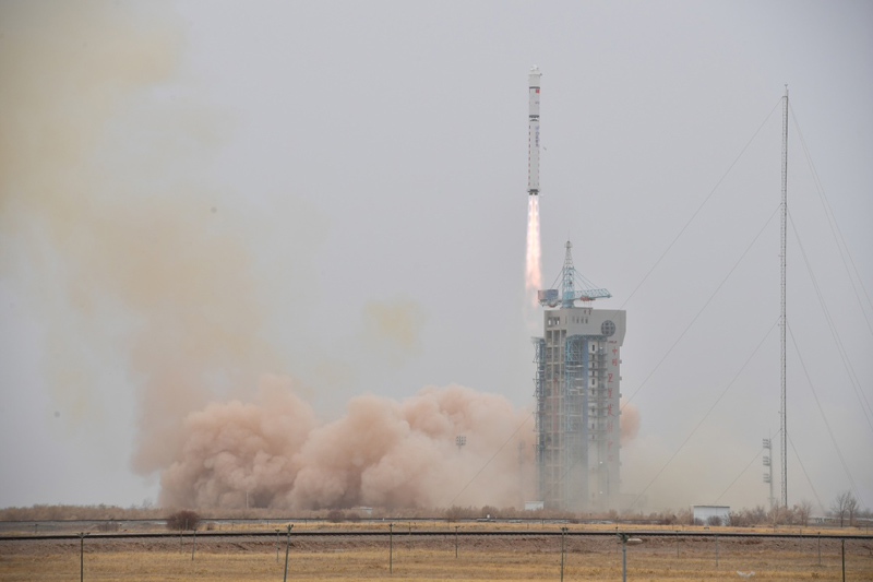 China lança satélite de exploração terrestre