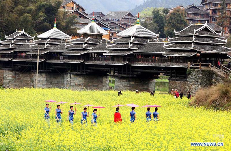 Galeria: Panorama aéreo da chegada da Primavera na China