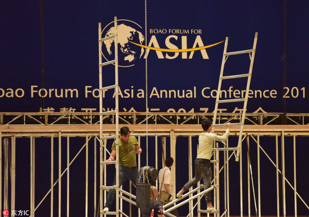 Galeria: Boao está se preparando para conferência anual