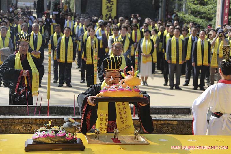 Cerimônia realizada em Shaanxi em memória do emissário Zhang Qian