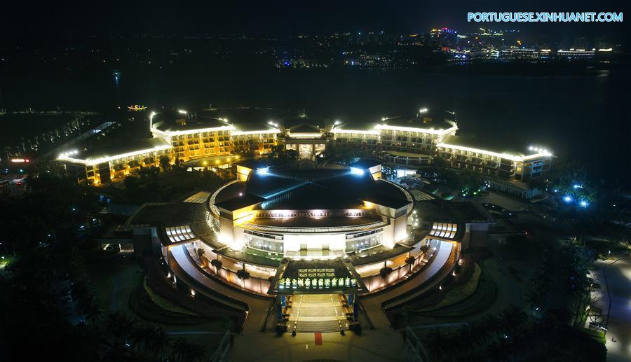 Paisagem de Boao em Hainan, sul da China