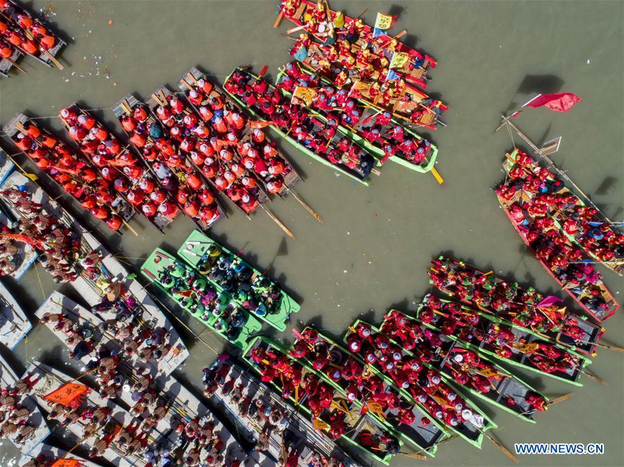 Festival Náutico de Qintong realizado em Taizhou