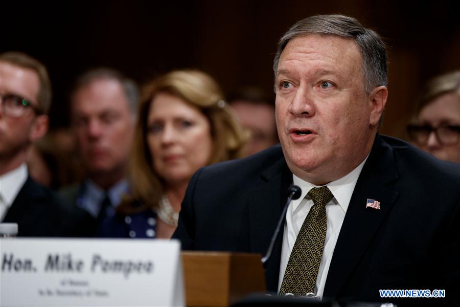 Senado dos EUA confirma Pompeo como secretário de Estado