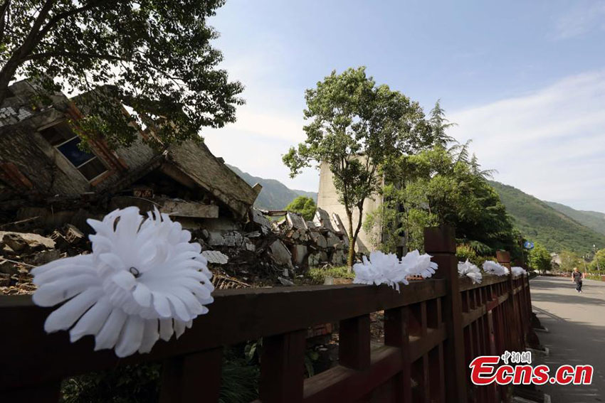 Galeria: Vítimas do terremoto de Wenchuan homenageadas no distrito de Beichuan