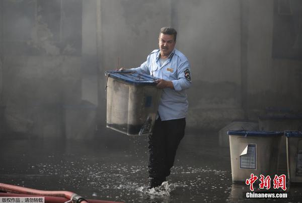 Bagdá: Incêndio atinge armazéns da comissão eleitoral