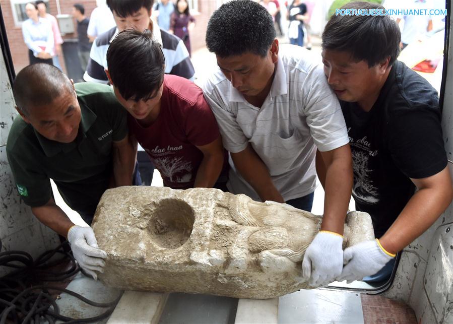 Quatro cabeças de dragão de mármore são devolvidas a Yuanmingyuan