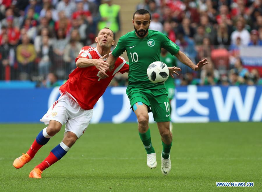 Rússia vence Arábia Saudita por 5-0