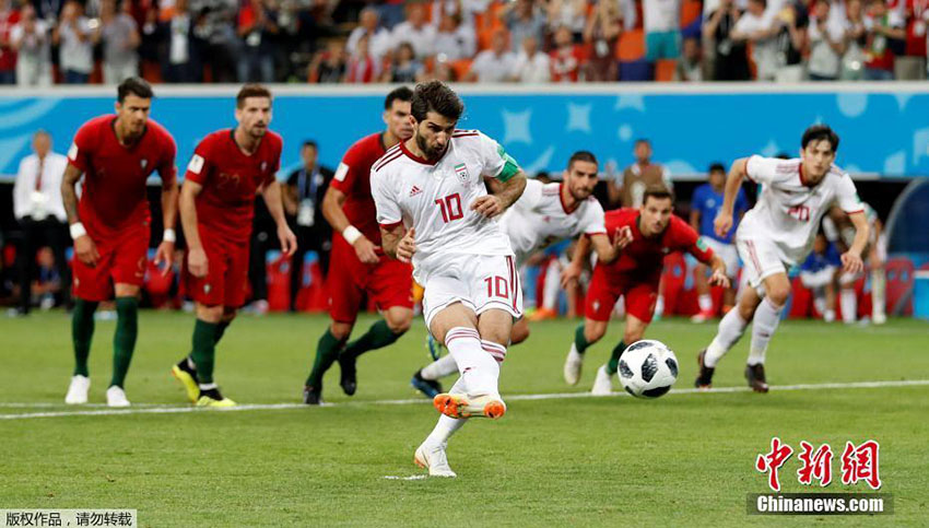 Cristiano Ronaldo falha o pênalti e Portugal empata o Irã por 1 a 1