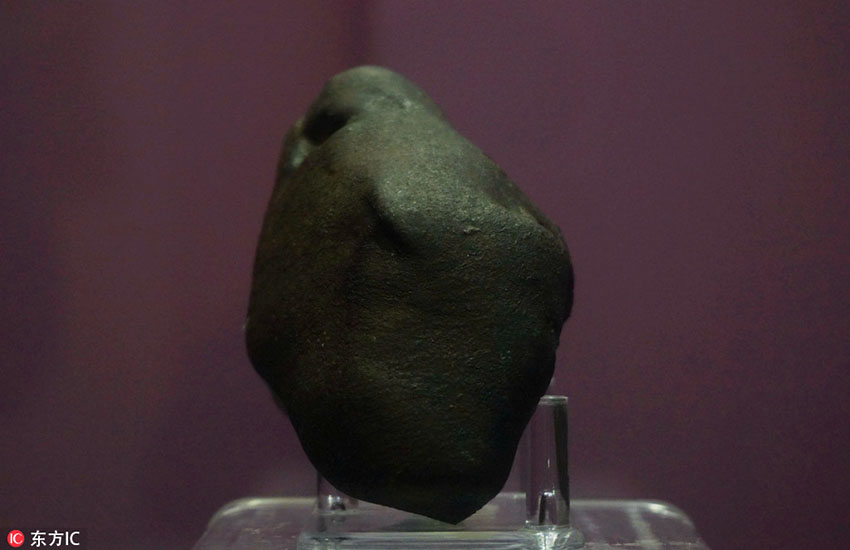 Bólide da mesma idade da Terra exposto em Hangzhou, valorizado de milhões yuans