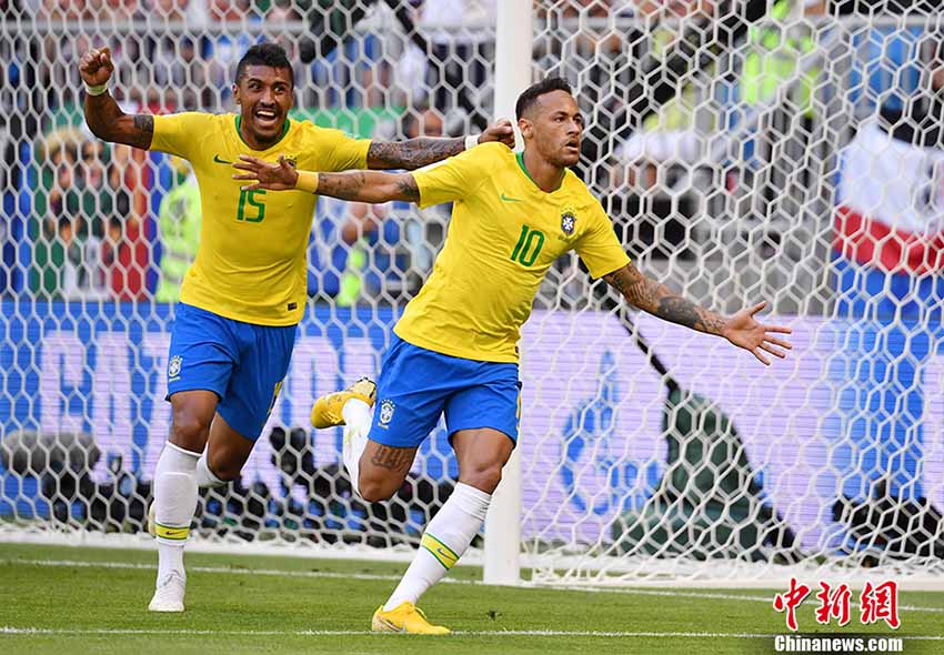 Copa do Mundo: Brasil avança para quartas de final com golos de Neymar e Firmino