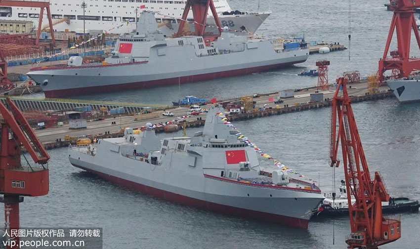 Marinha chinesa adquire dois novos contratorpedeiros Tipo 055