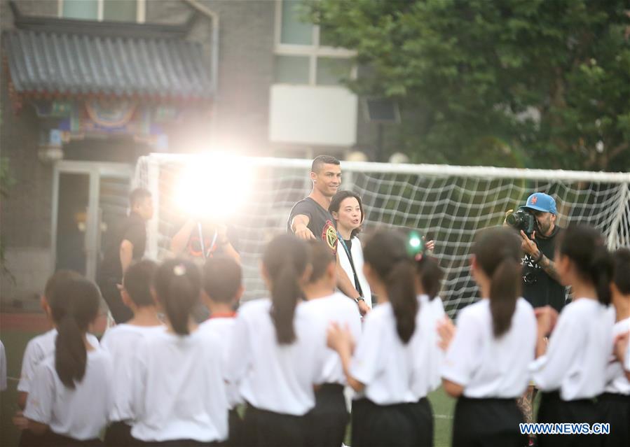 Cristiano Ronaldo desloca-se à China para participar de eventos promocionais