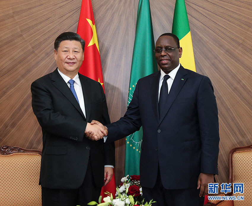 Presidentes chinês e senegalês prometem criar um melhor futuro para as relações bilaterais