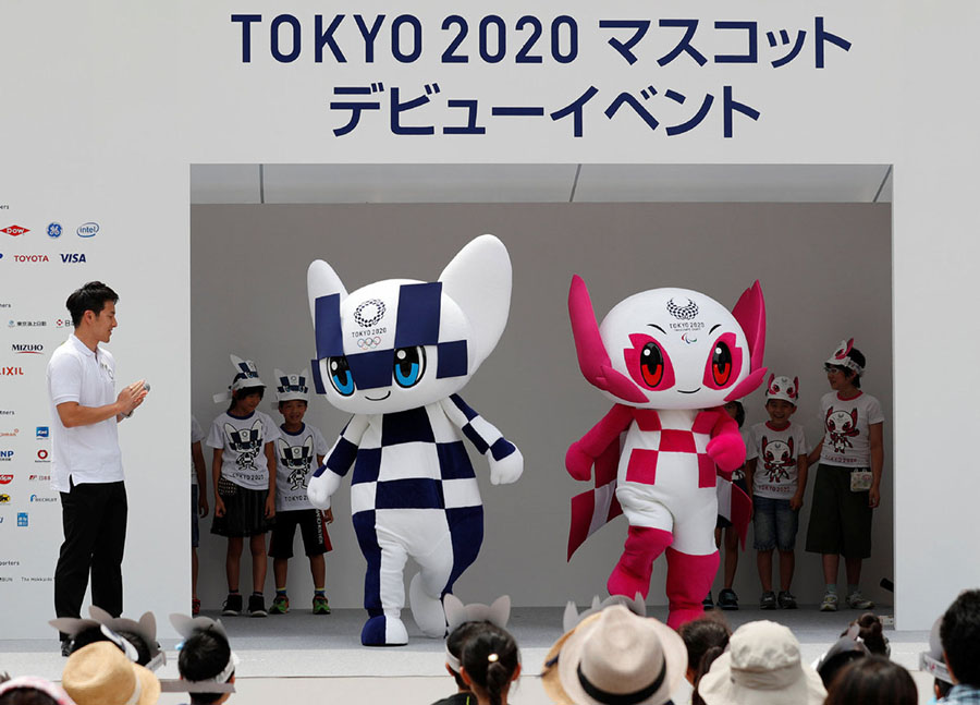 Mascotes Olímpicas dos Jogos de Tóquio 2020 apresentadas ao público