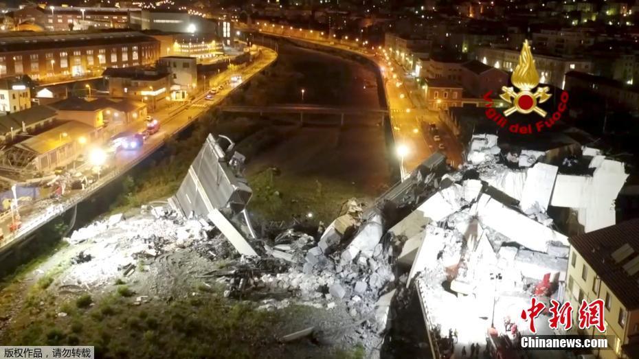 Queda de ponte deixa 39 mortos na Itália