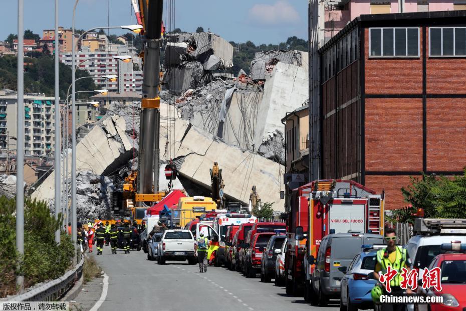 Queda de ponte deixa 39 mortos na Itália