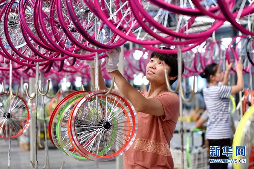 Cinturão e Rota: Bicicletas infantis produzidas em Hebei populares no mercado internacional