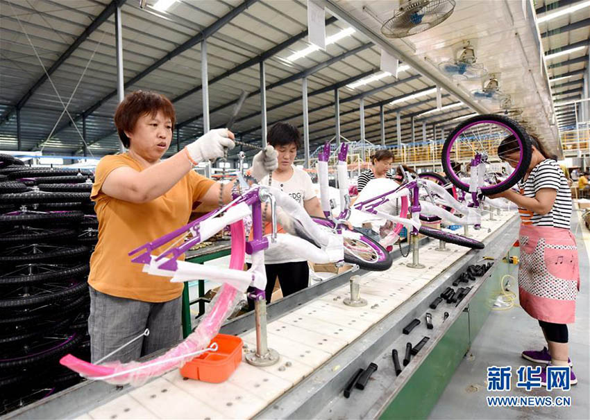 Cinturão e Rota: Bicicletas infantis produzidas em Hebei populares no mercado internacional