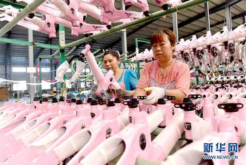 Cinturão e Rota: Bicicletas infantis produzidas em Hebei populares no mercado internacional