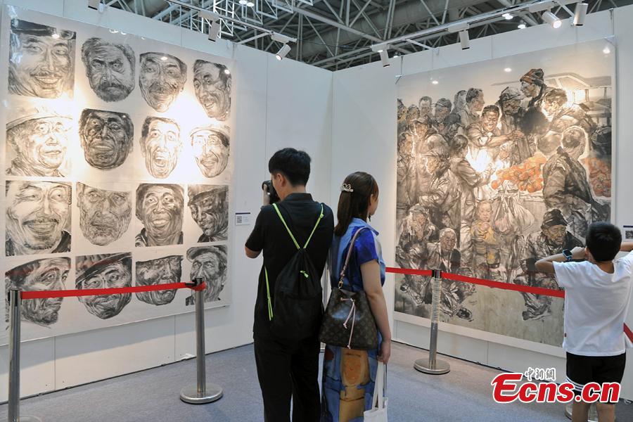 Galeria: Pinturas chinesas sobre Rota da Seda Marítima exibidas em Fuzhou