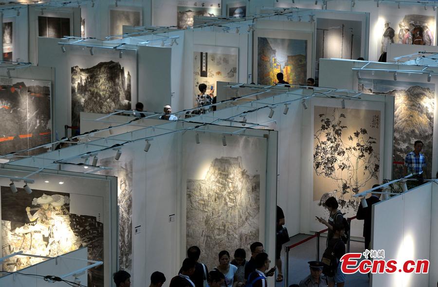 Galeria: Pinturas chinesas sobre Rota da Seda Marítima exibidas em Fuzhou