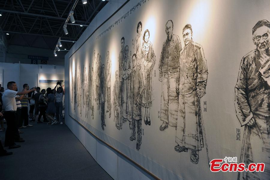 Galeria: Pinturas chinesas sobre Rota da Seda Marítima exibidas em Fuzhou