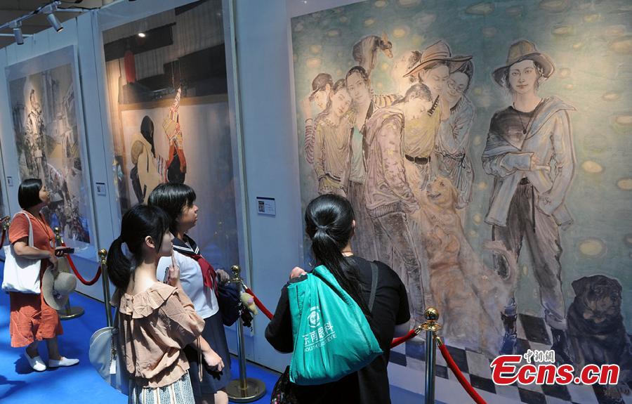 Galeria: Pinturas chinesas sobre Rota da Seda Marítima exibidas em Fuzhou