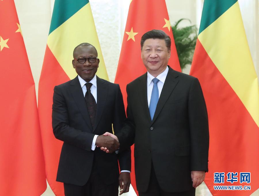  Xi reúne-se com presidente do Benin