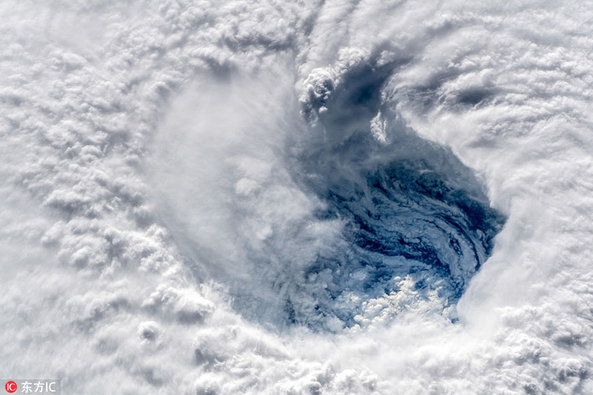 Galeria: Astronauta compartilha fotos do furacão Florence capturadas do espaço