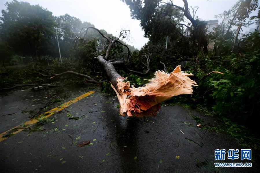 Supertufão Mangkhut chega ao sul da China