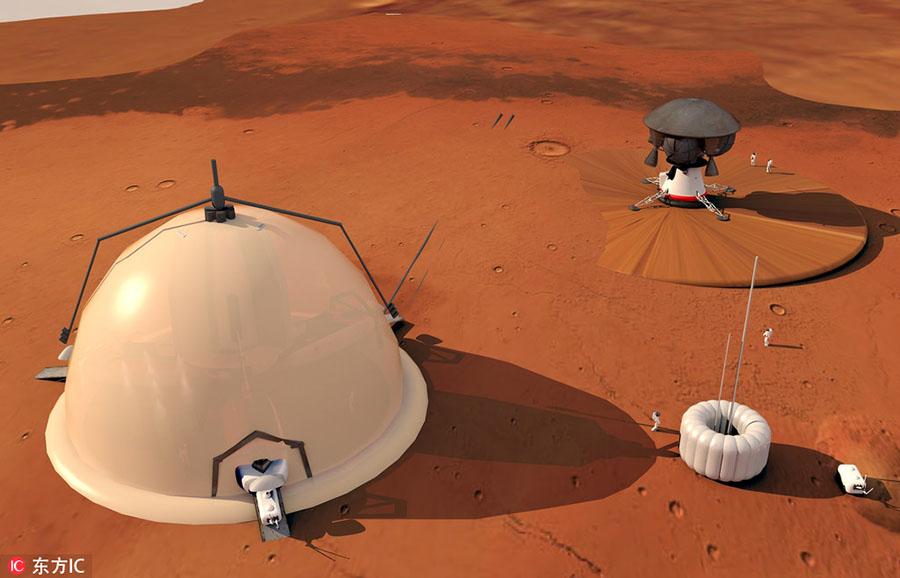 Cientistas suíços projetam base de pesquisa capaz de realizar auto-manutenção para Marte
