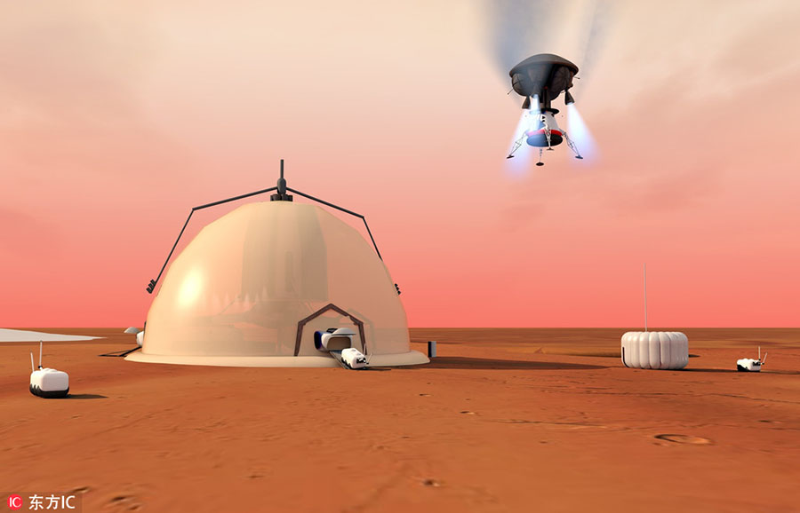 Cientistas suíços projetam base de pesquisa capaz de realizar auto-manutenção para Marte