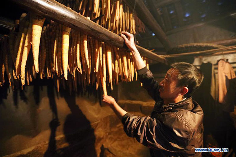 Indústria de bambu aumentam rendimento dos habitantes em Guizhou