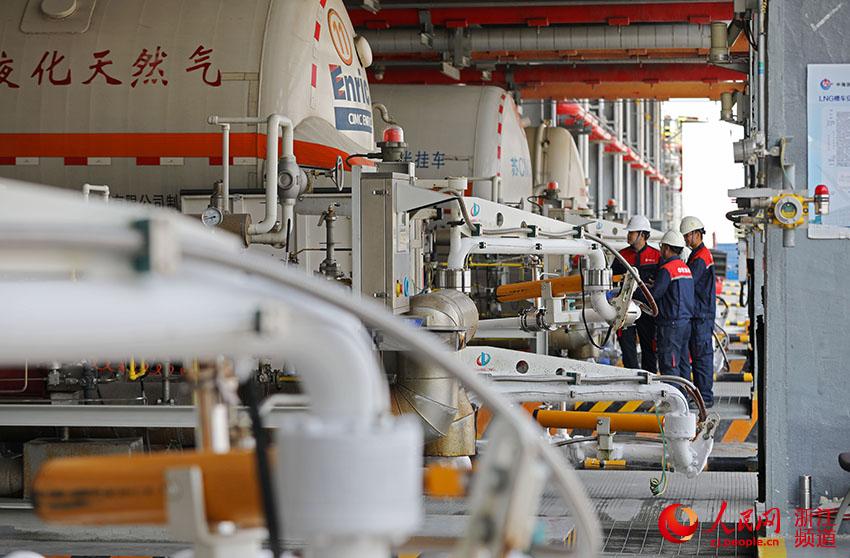 Transporte externo e descarga anual de gás natural liquefeito em Zhejiang ultrapassa 4 milhões de toneladas