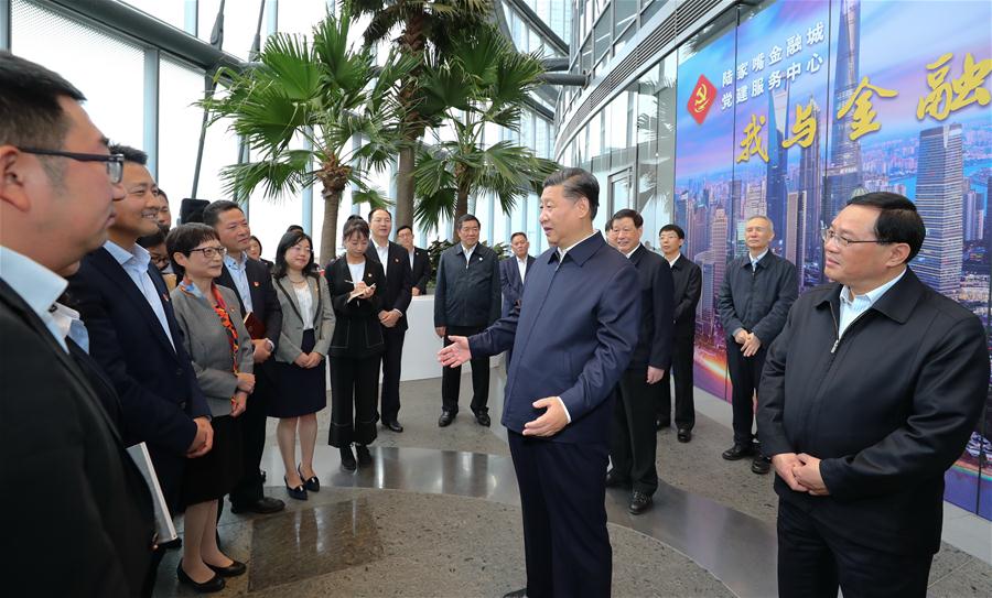 Xi faz visita de inspeção em Shanghai