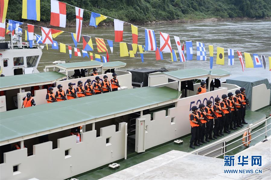 China, Laos, Myanmar e Tailândia começam 76ª patrulha conjunta no Rio Mekong