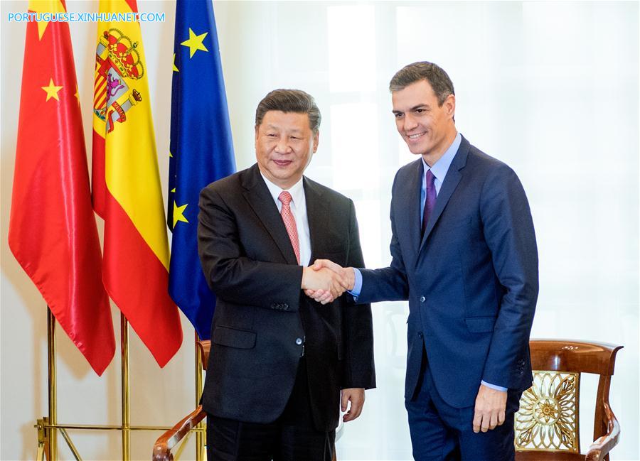 China e Espanha concordam em promover relações durante visita de Xi